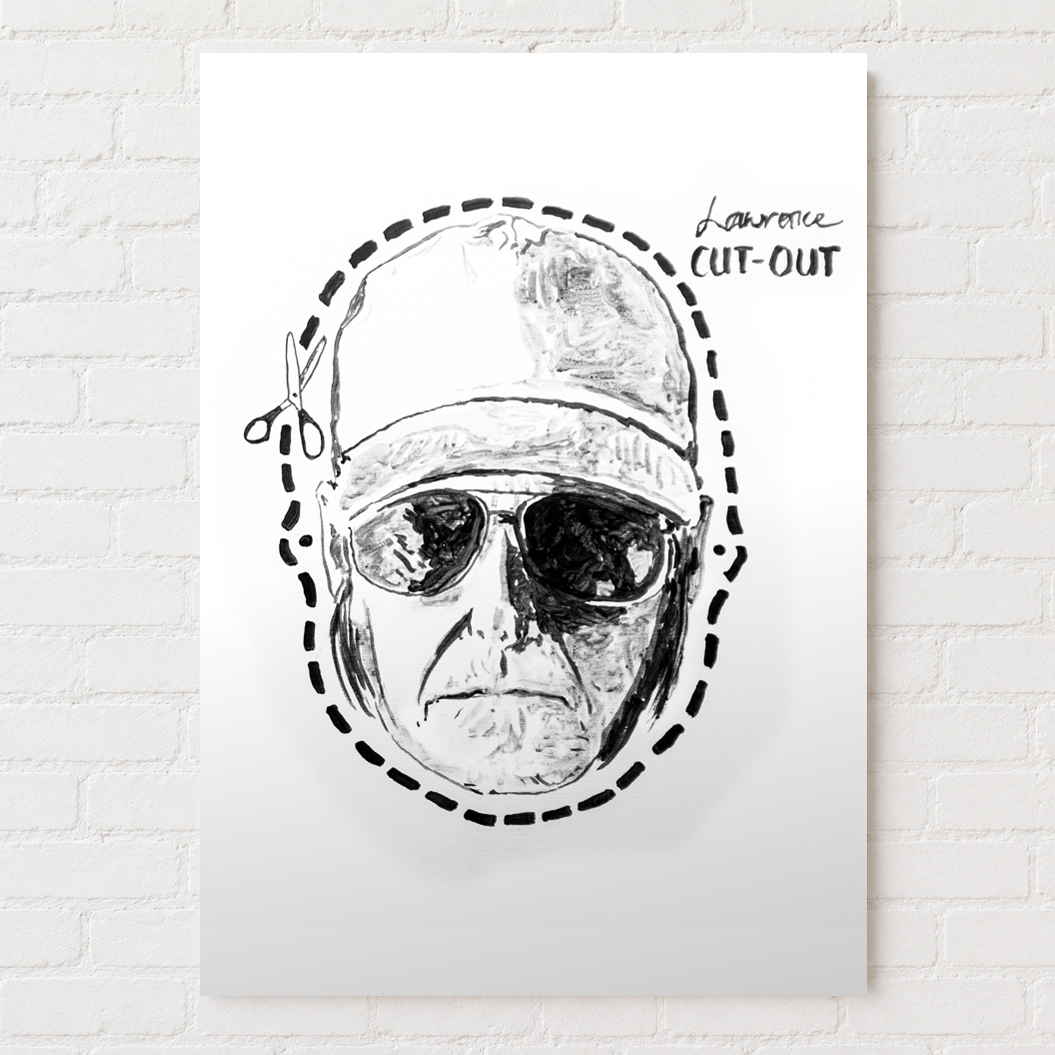 Lawrence Cut-Out print by Nicholas Pankhurst